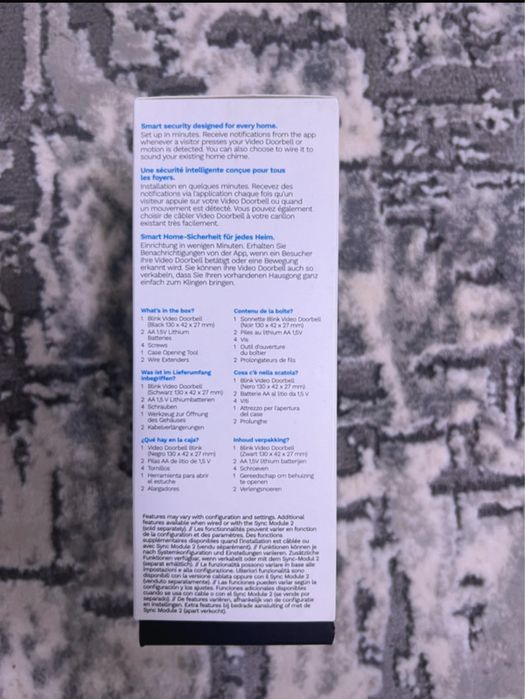 Blink Video Doorbell Alexa