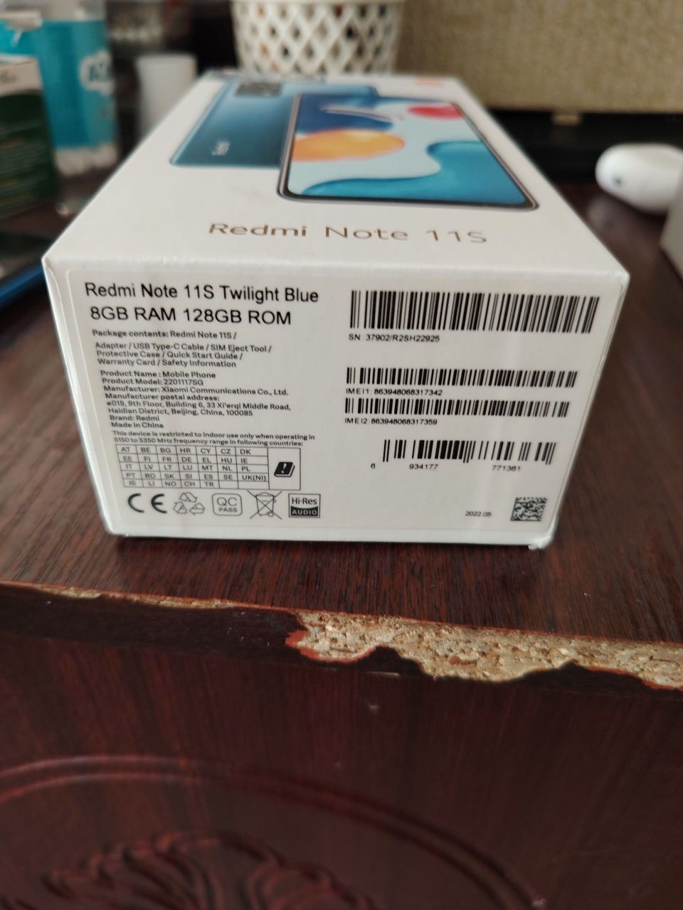 Redmi Note 11S 6GB, 128GB. Redmi Note 11S 8GB, 128GB