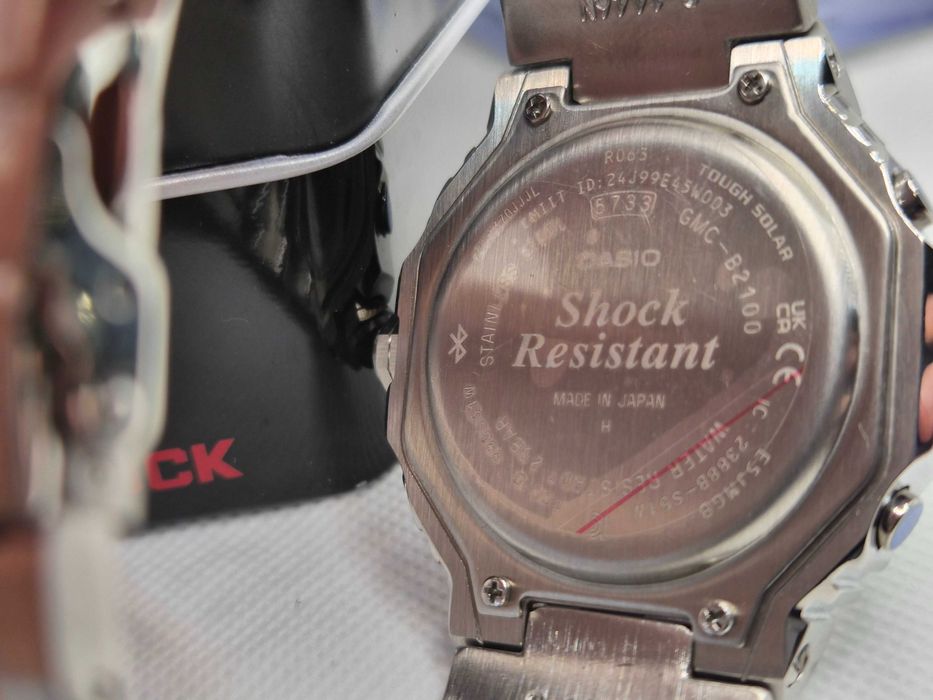 Ceas Barbatesc Casio g shock GMC B2100 Silver Green ,Nou,Garantie 2ani