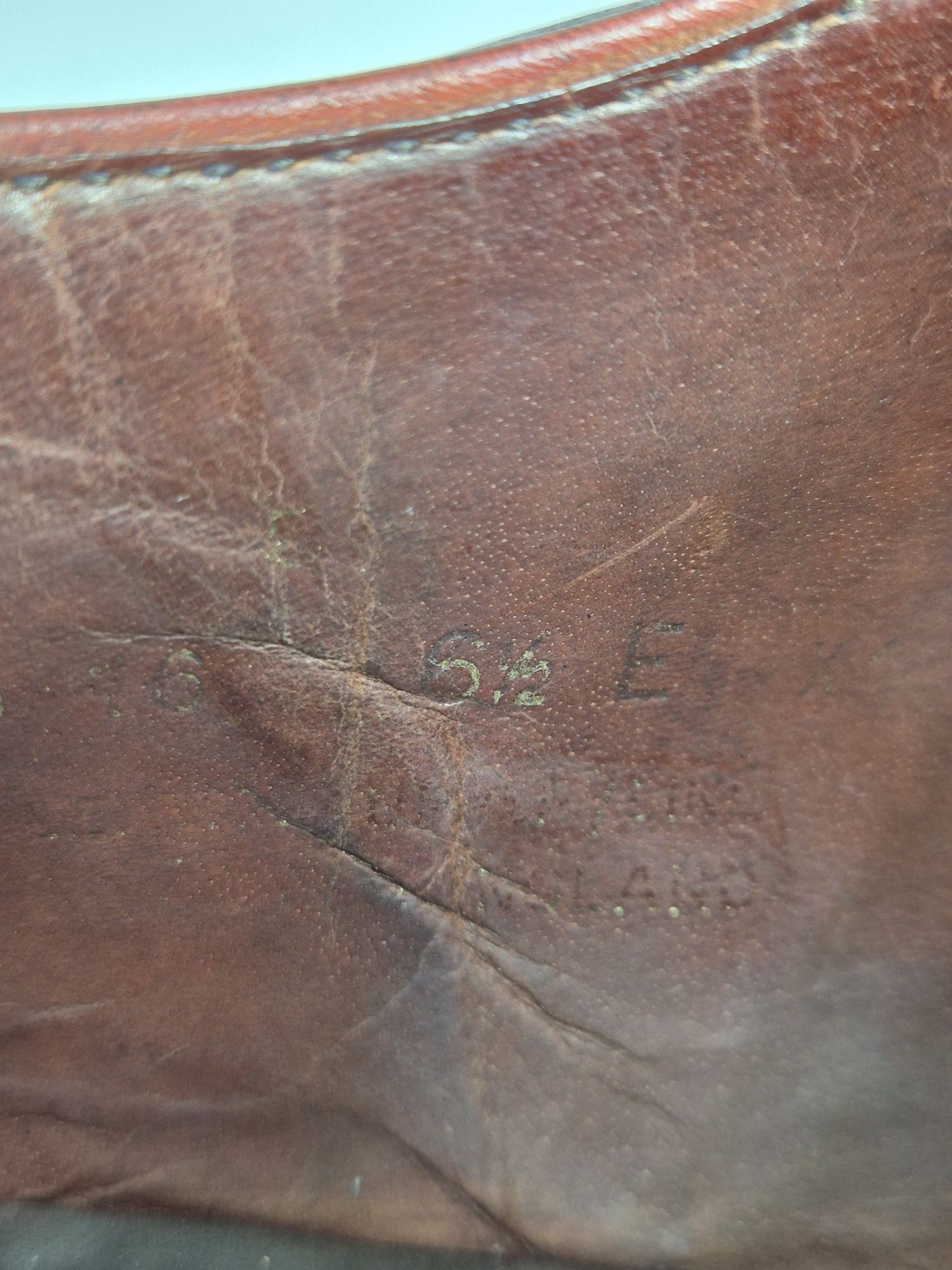 Crockett & Jones Wing Tip Adelaides, Chestnut, UK 6,5E / EU 40,5