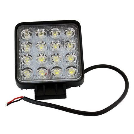 Proiector LED auto offroad 48W 12V-24V 3520 lumenI patrat / rotund