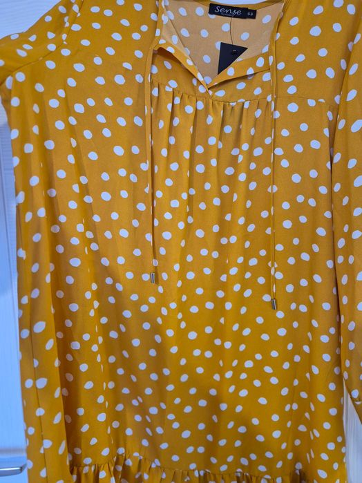 Vand rochie dama, de zi, 44, Sense Fashion, noua cu eticheta, galbena
