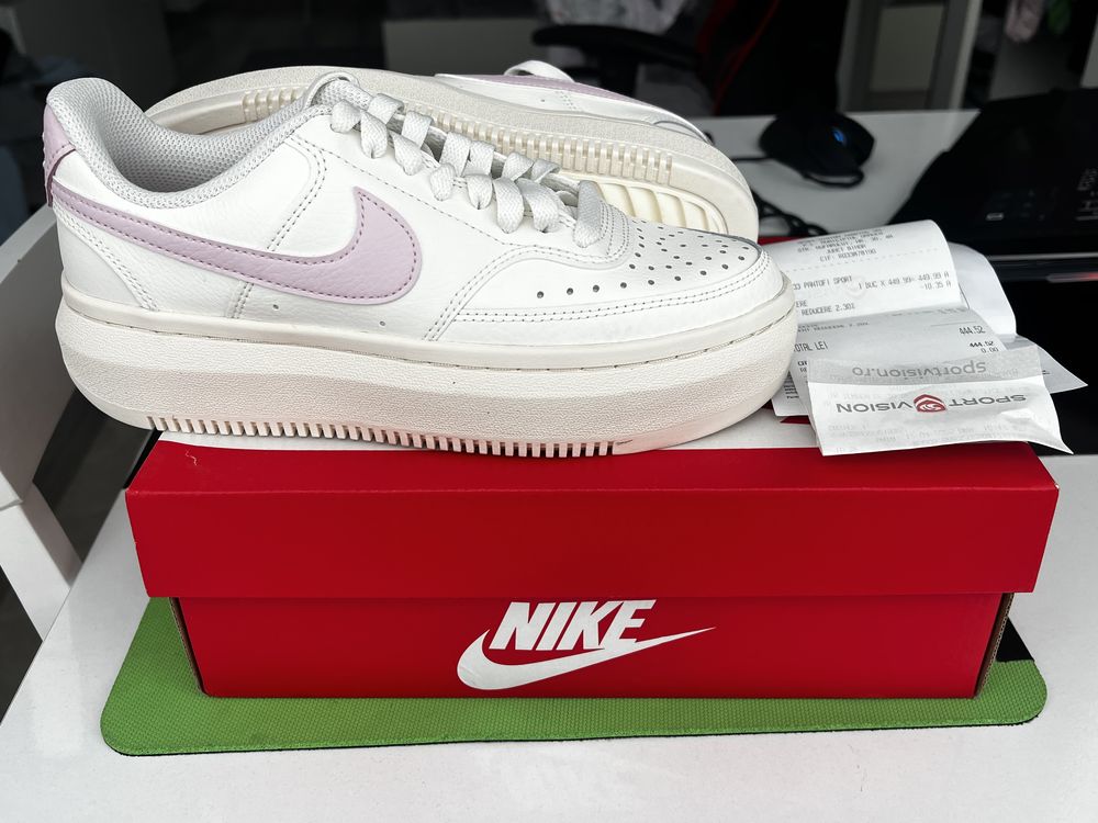 Nike court vision alta pink