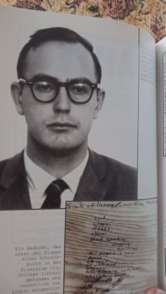Книга на немски Zodiac Killer True Crime