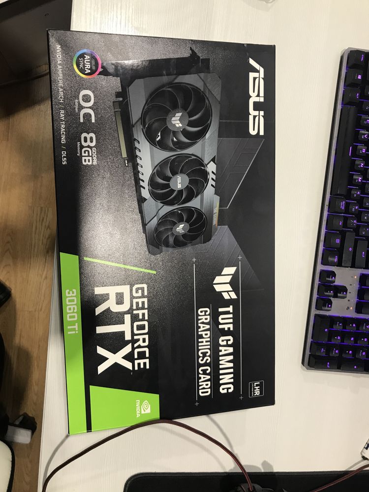 Продам видеокарту! 3060 Ti Asus TUF gaming OC 8gb