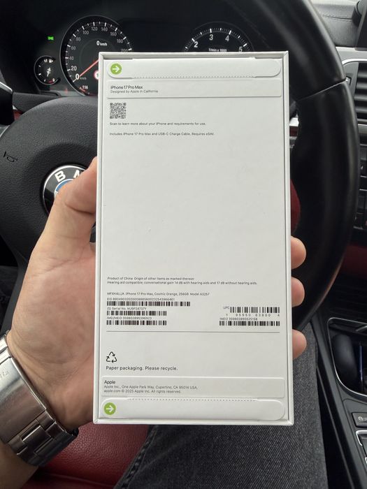 IPhone 17 pro max 256gb cosmic orange SIGILAT