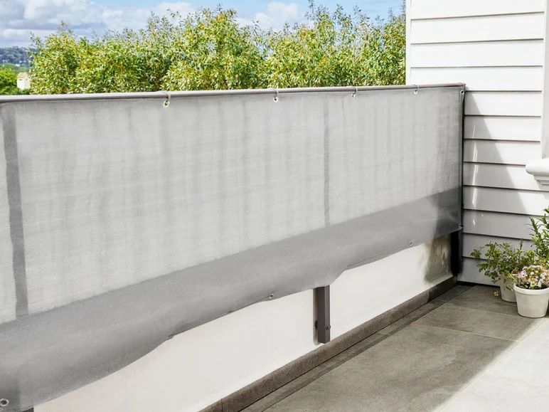 Ecran de intimitate pentru balcon LIVARNO, 600 x 75 cm, gri sau verde