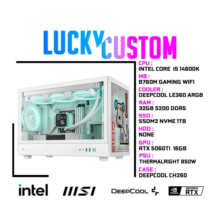 [14 Gen] MSI B760 Gaming i5 14600KF DDR5 32Gb RTX5060Ti 16Gb