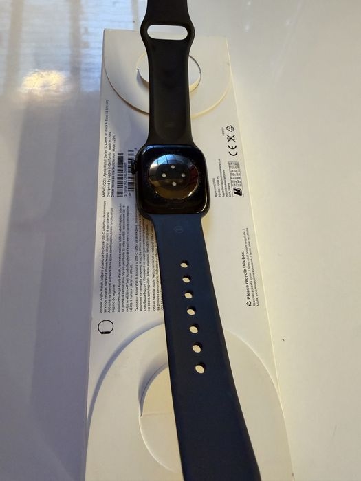 Apple watch series 10 jet black S/M GPS, garantie 1 an