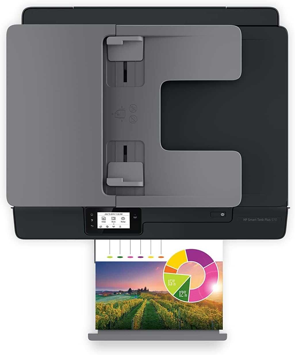 НОВ * HP Smart Tank 570 Wireless All-in-One * 8000 цветно 12000 черно