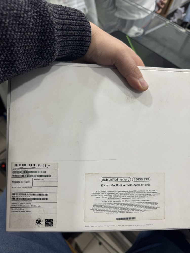 Apple Macbook Air M1 SSD 256 ОзУ 8Gb Full BOX