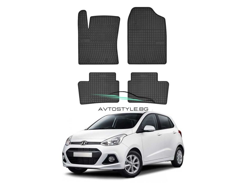 Гумени стелки за Hyundai i10,2013-2019 г., Frogum - El Toro