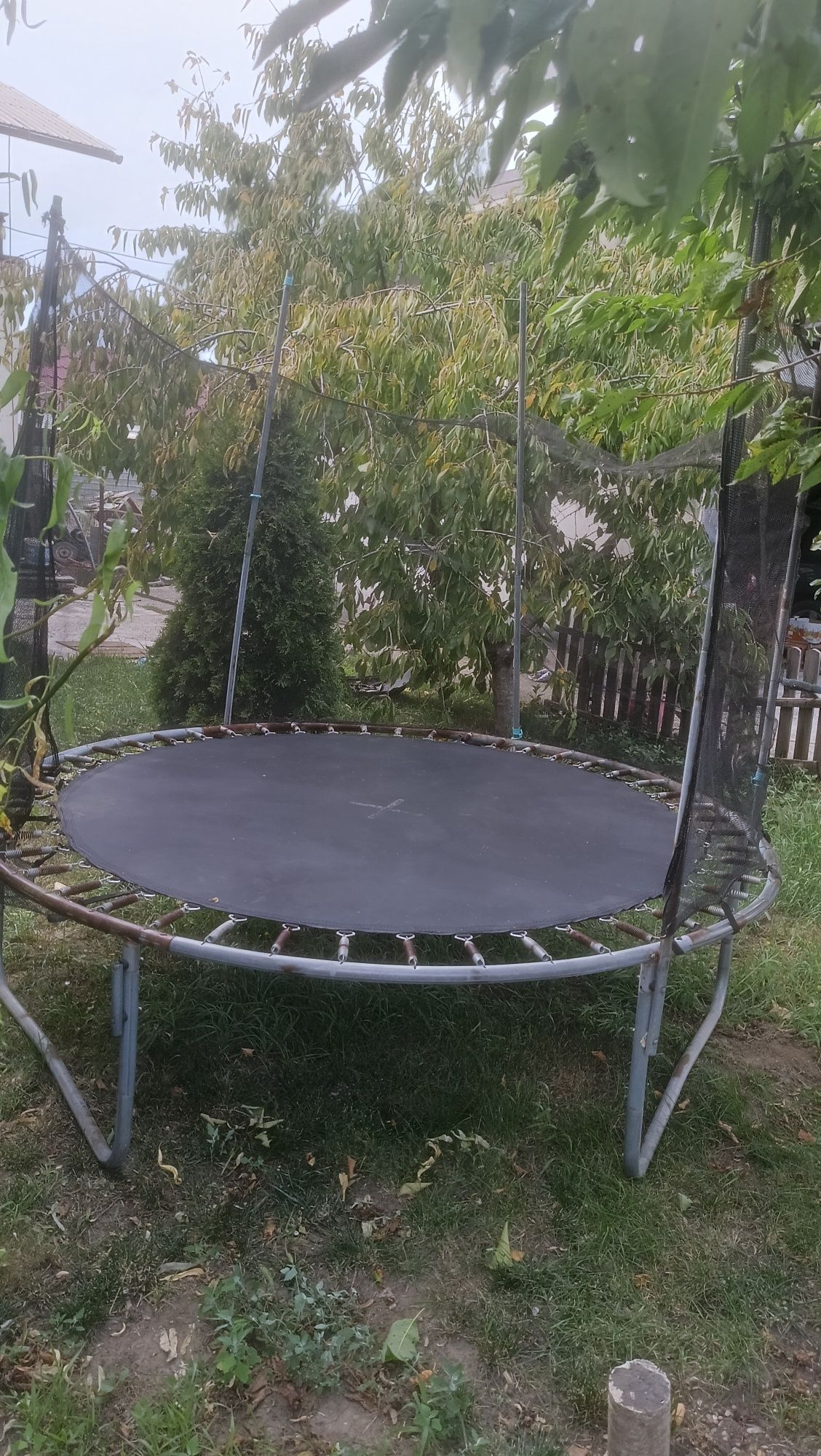 Trambulină 244 cm cu plasă de siguranță