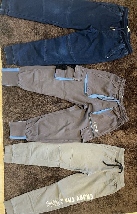 Set 3 pantaloni baieti 10-12 ani