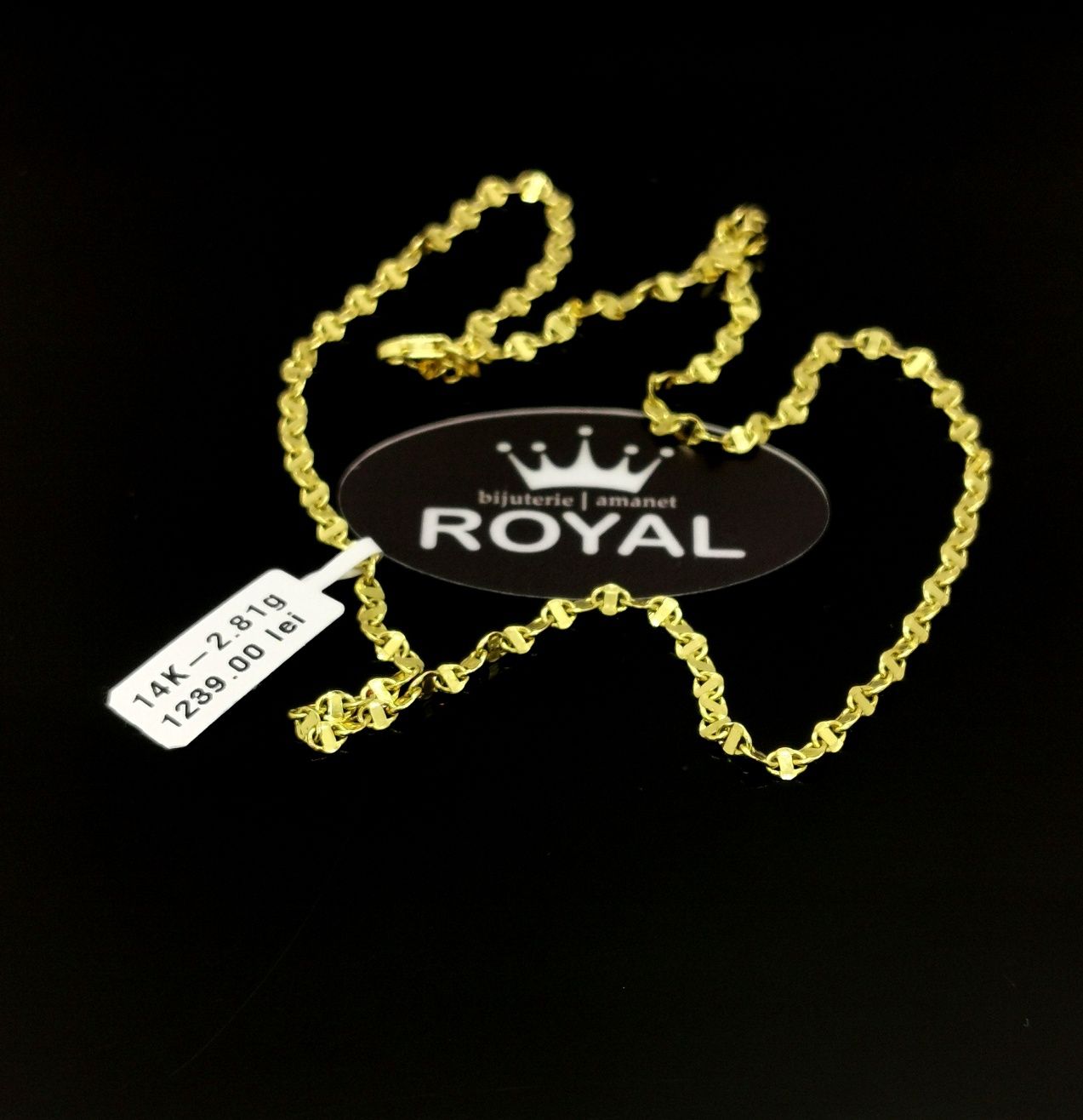 Bijuteria Royal lant din aur 14k 2.81 gr