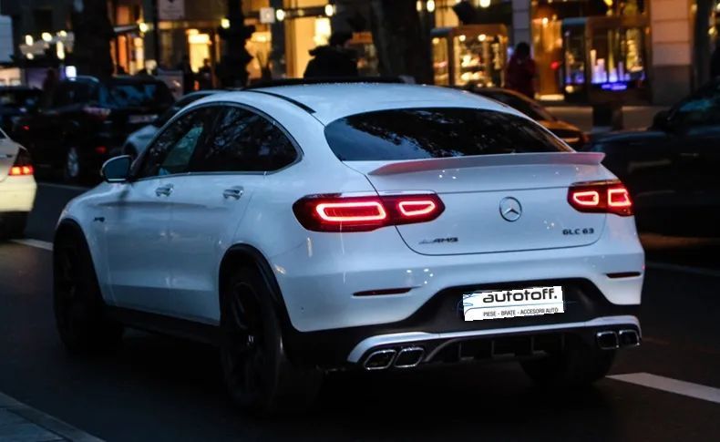 Difuzor bara spate Mercedes GLC Coupe C253 (15-19) AMG Chrome Look