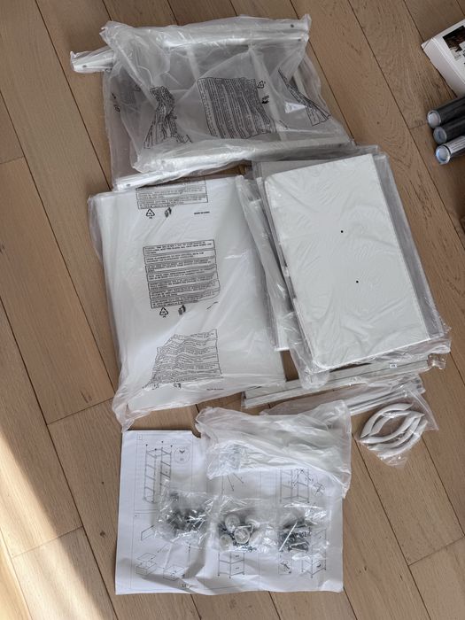 Comoda cu 4 sertare din material textil - Noua in cutie