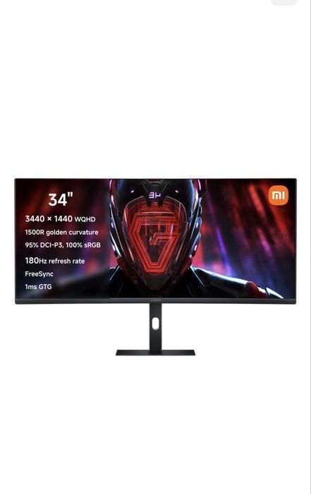 Монитор Xiaomi G34WQ (34”, 180 Гц, 1 мс, 3440×1440)