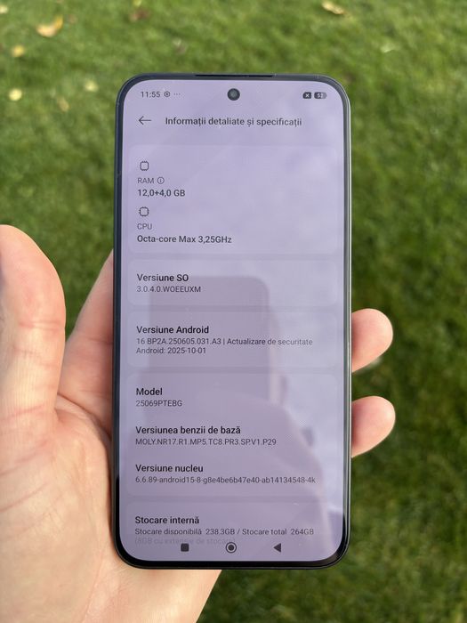 Xiaomi 15T ca NOU 12GB + 4GB RAM cu 256GB ROM original impecabil