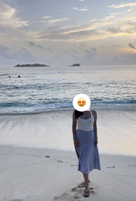 Миди юбка синего цаета