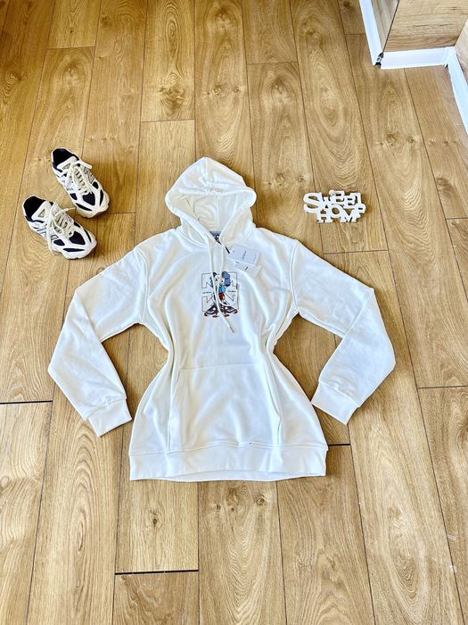 Off White!Разкошно суперсвежо  худи-рокля