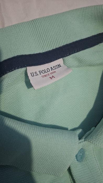 Tricou polo verde