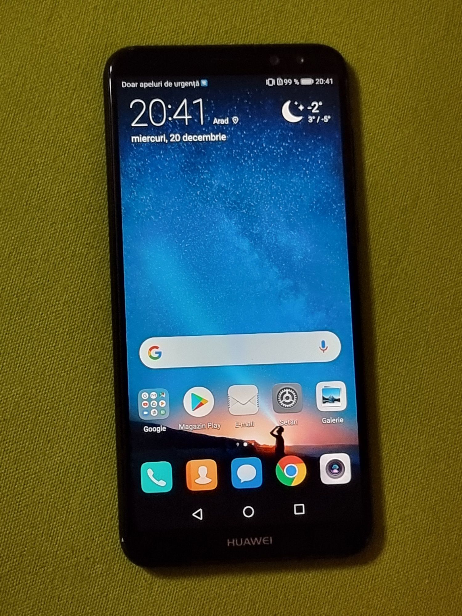 Huawei Mate 10 Lite 64Gb Black, Liber de rețea. Pret 380 lei