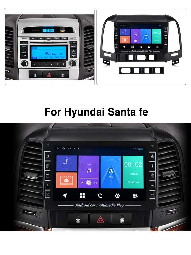 Navigatie NAVI-IT Hyundai Santa Fe 2, Android 13, 2+32 GB