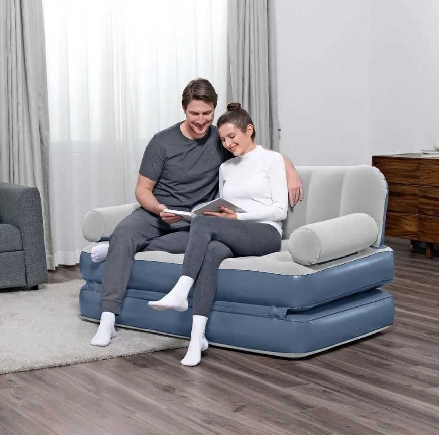 Диван надувной-188x152x64 см Bestway-75073 Доставка насос бесплатно