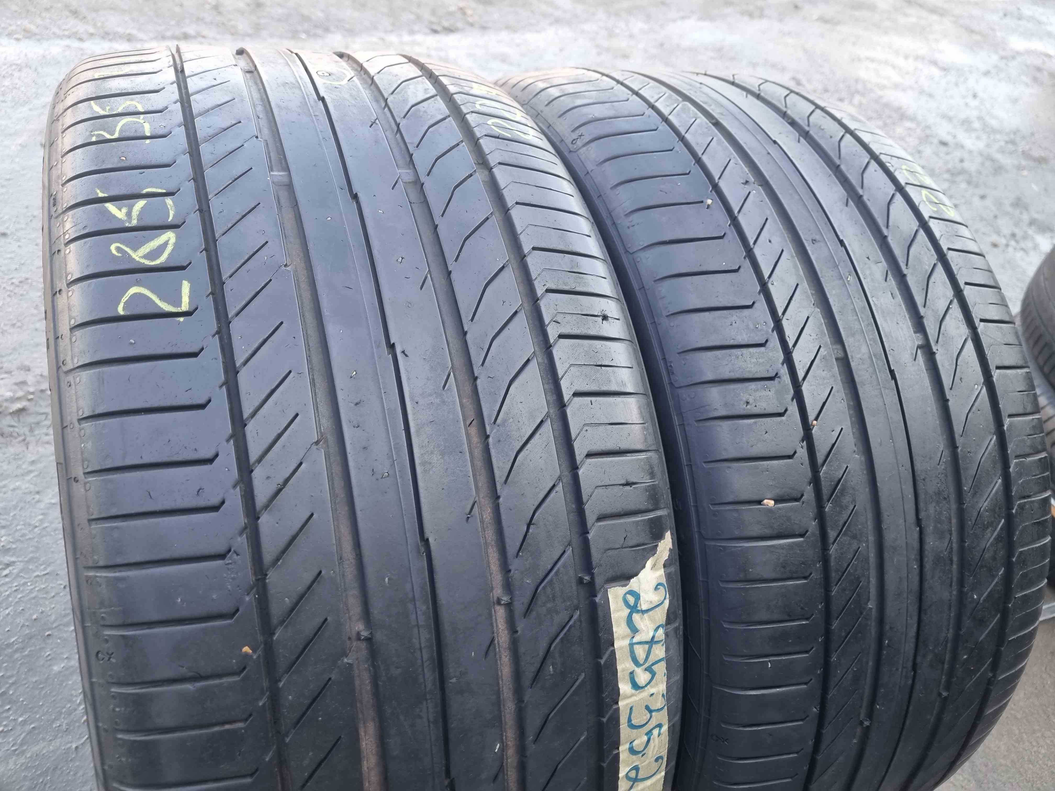 SET 2 Anvelope Vara 285/35 R21 CONTINENTAL contiSportContact 5 BMW