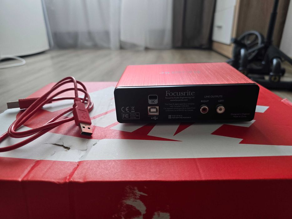 Interfata audio Focusrite 2nd gen