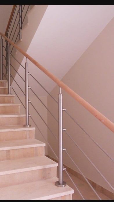 Balustrade din inox și fier