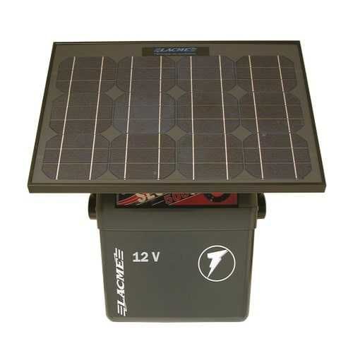 Aparat gard electric Lacme Secur500 cu panou solar 33 W - 6 J, 15000 V