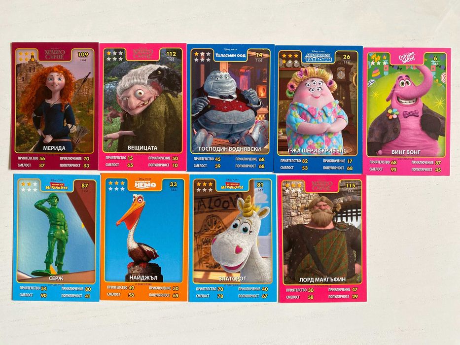 Картинки "Звездите на Disney Pixar"