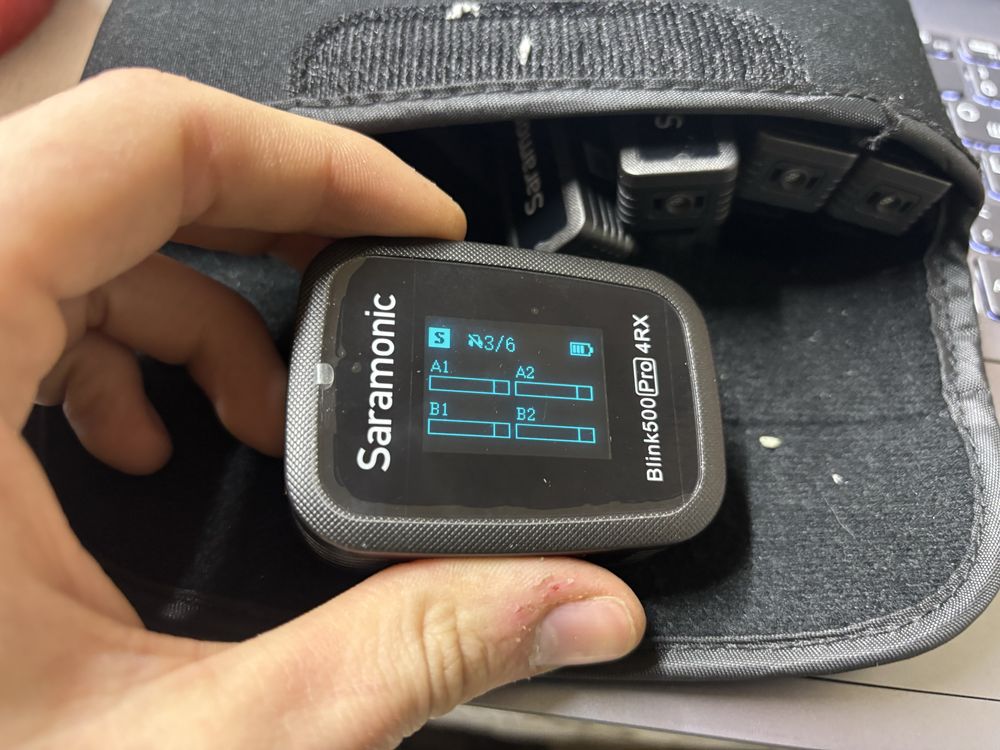 Радиосистема Saramonic Blink500 Pro B8 4TX+RX приемник + 4 передатчика