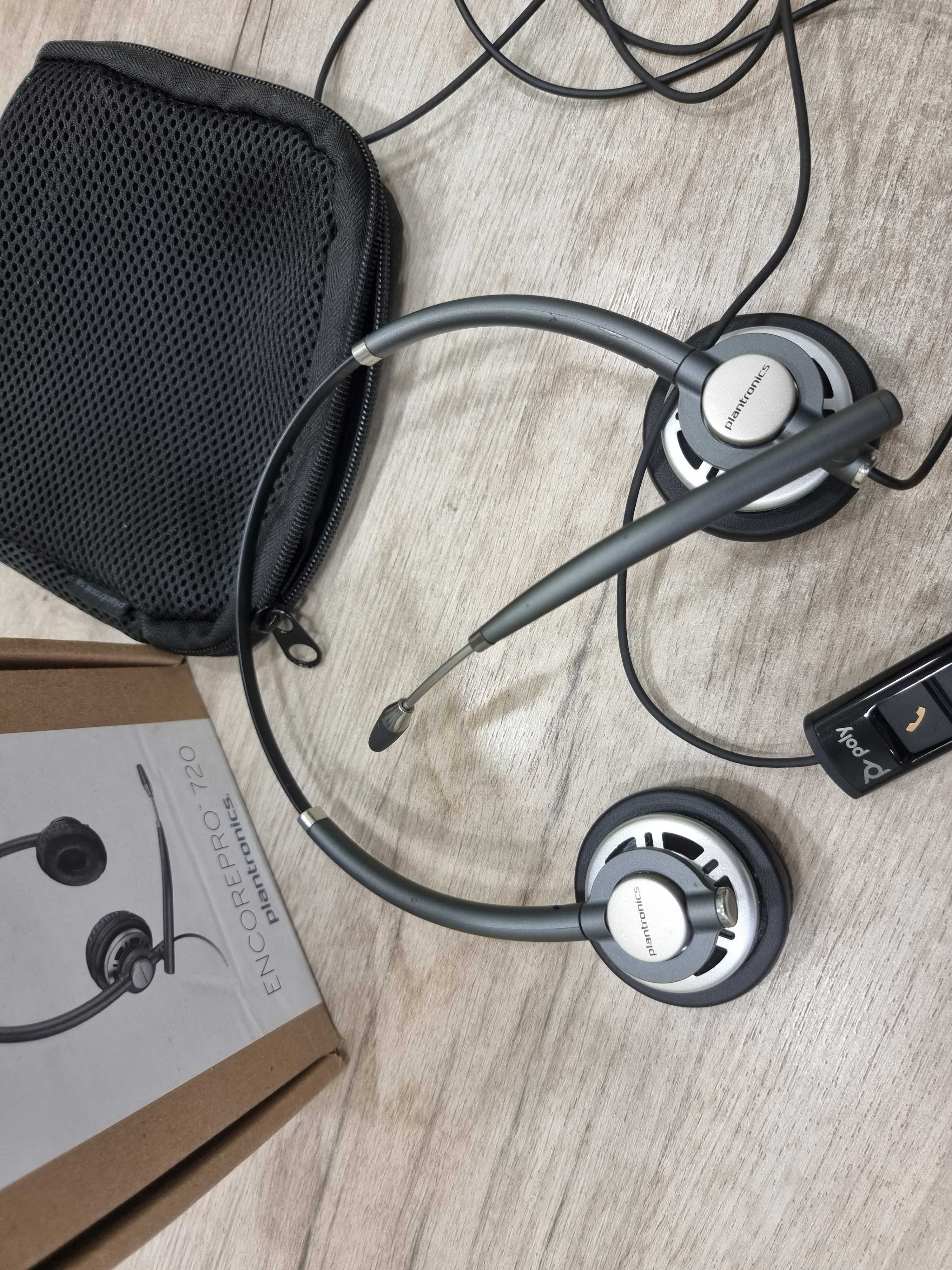 Plantronics EncorePro HW720 / Адаптер Plantronics DA80