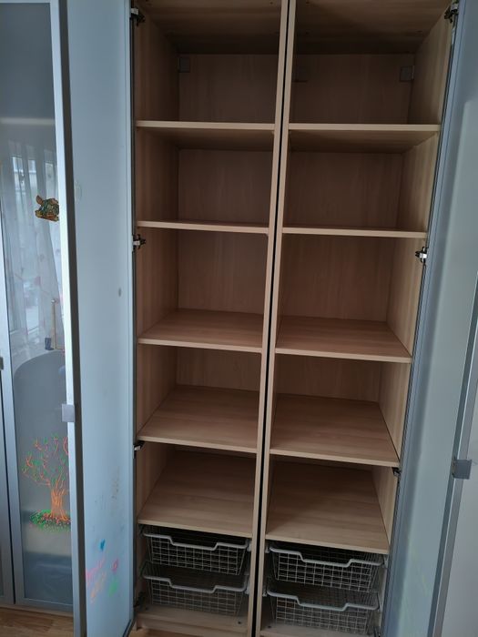 Set dulap Pax si pat Ikea