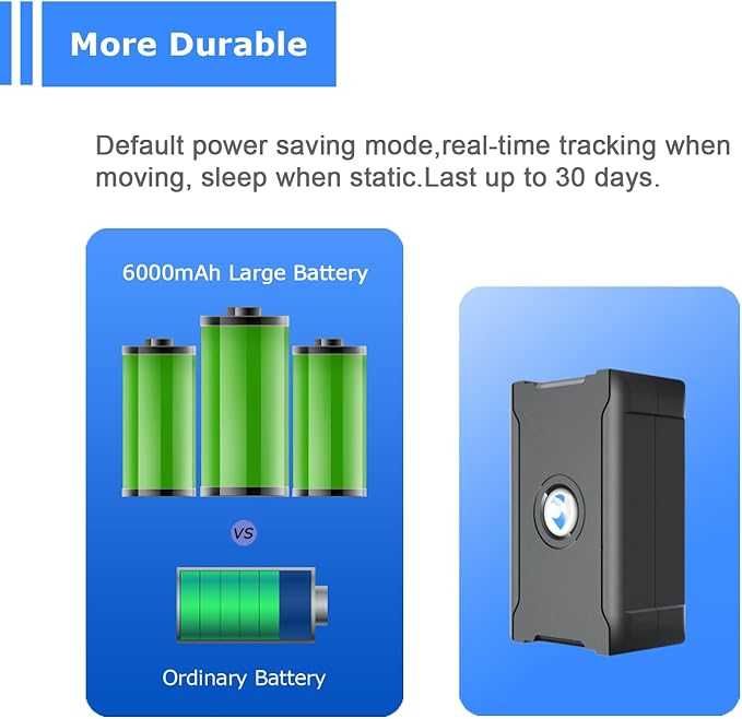 GPS тракер за кола, батерия 6000Mah от wanwaytech