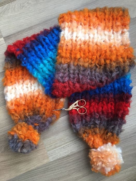 Ръчно плетен шал