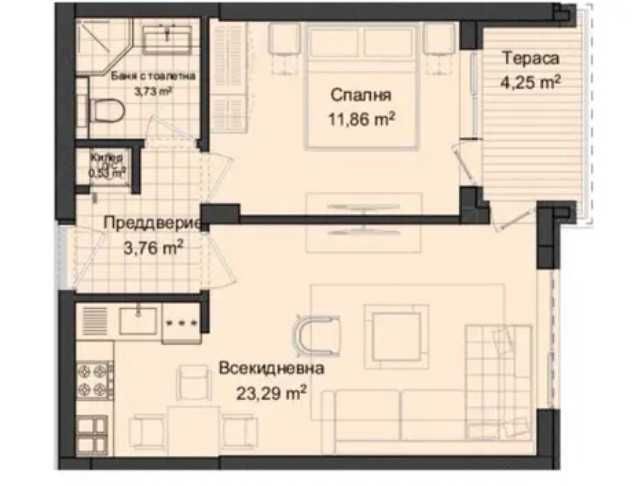Продава се Двустаен апартамент в Пловдив, Кършияка - 66 кв.м за 910 €/кв.м - Снимка #2