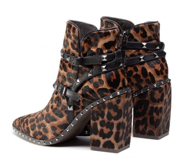 Botine Alma en Pena piele naturala animal print/Spania