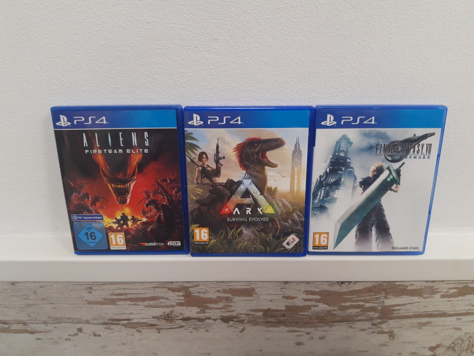 Aliens Fireteam , Ark Survival , Final Fantasy 7 PS4