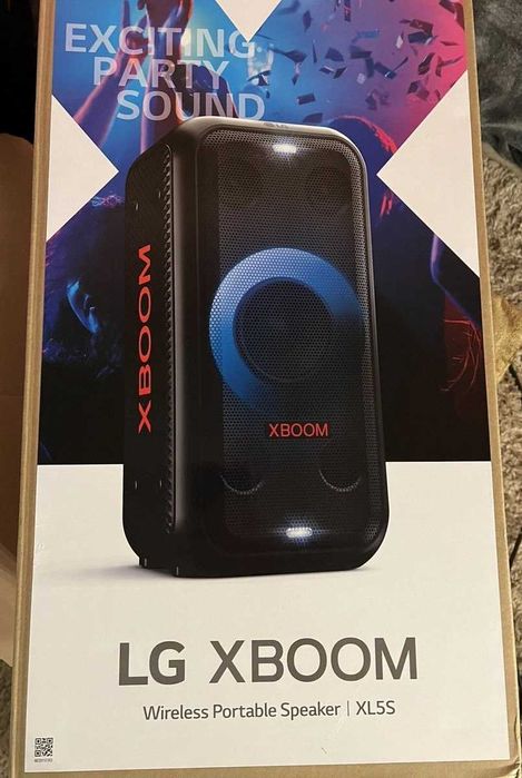 LG XL5S 200 вата, 12 ч. батерия, парти светлини, 24 м. БГ гаранция