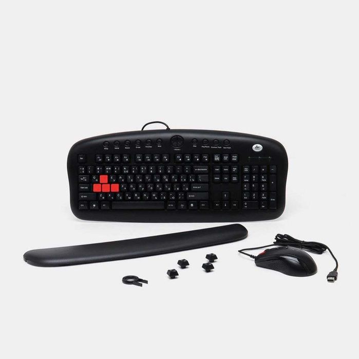 Игровой комплект A4Tech KX-2810BK — клавиатура + мышь. Есть доставка