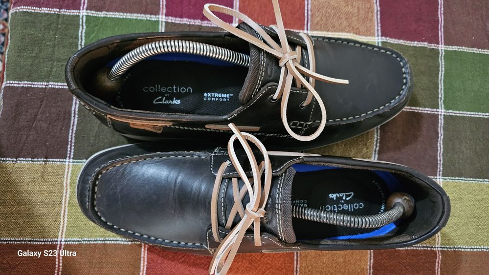 Pantofi Clarks piele maro mărimea 44