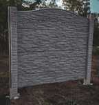 Gard din placi beton