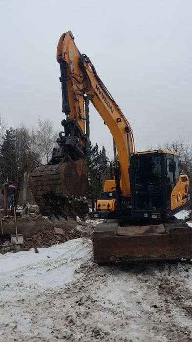 УСЛУГИ Экскаватор и три в одном 3/1 погрузчик 24/7