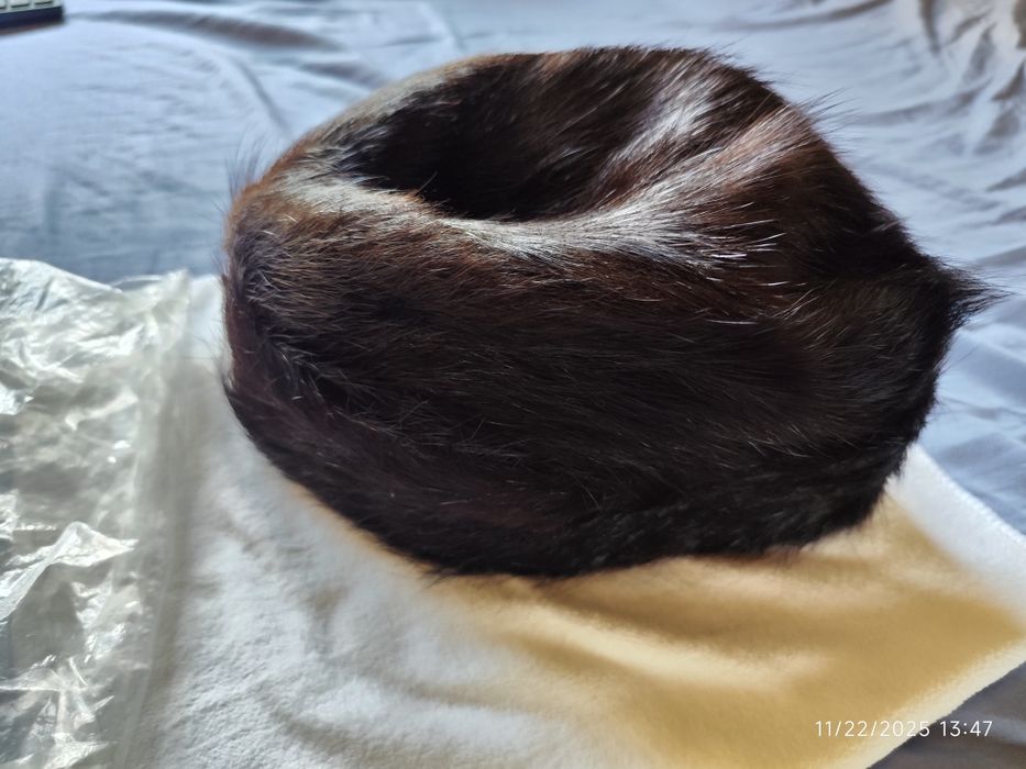 Caciula noua barbateasca blana