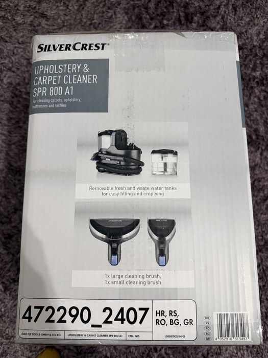 Aspirator cu spalare tapiterie si covoare. Injectie de solutie.