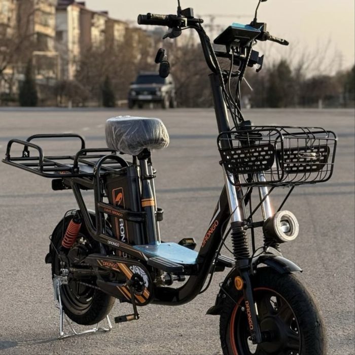 Электровелосипед , скутер с багажом